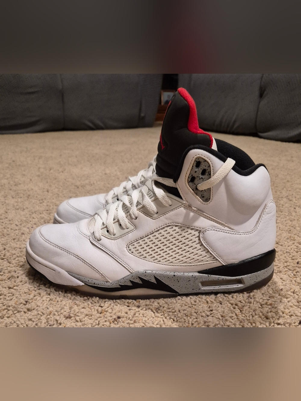 Jordan 5 White Cement